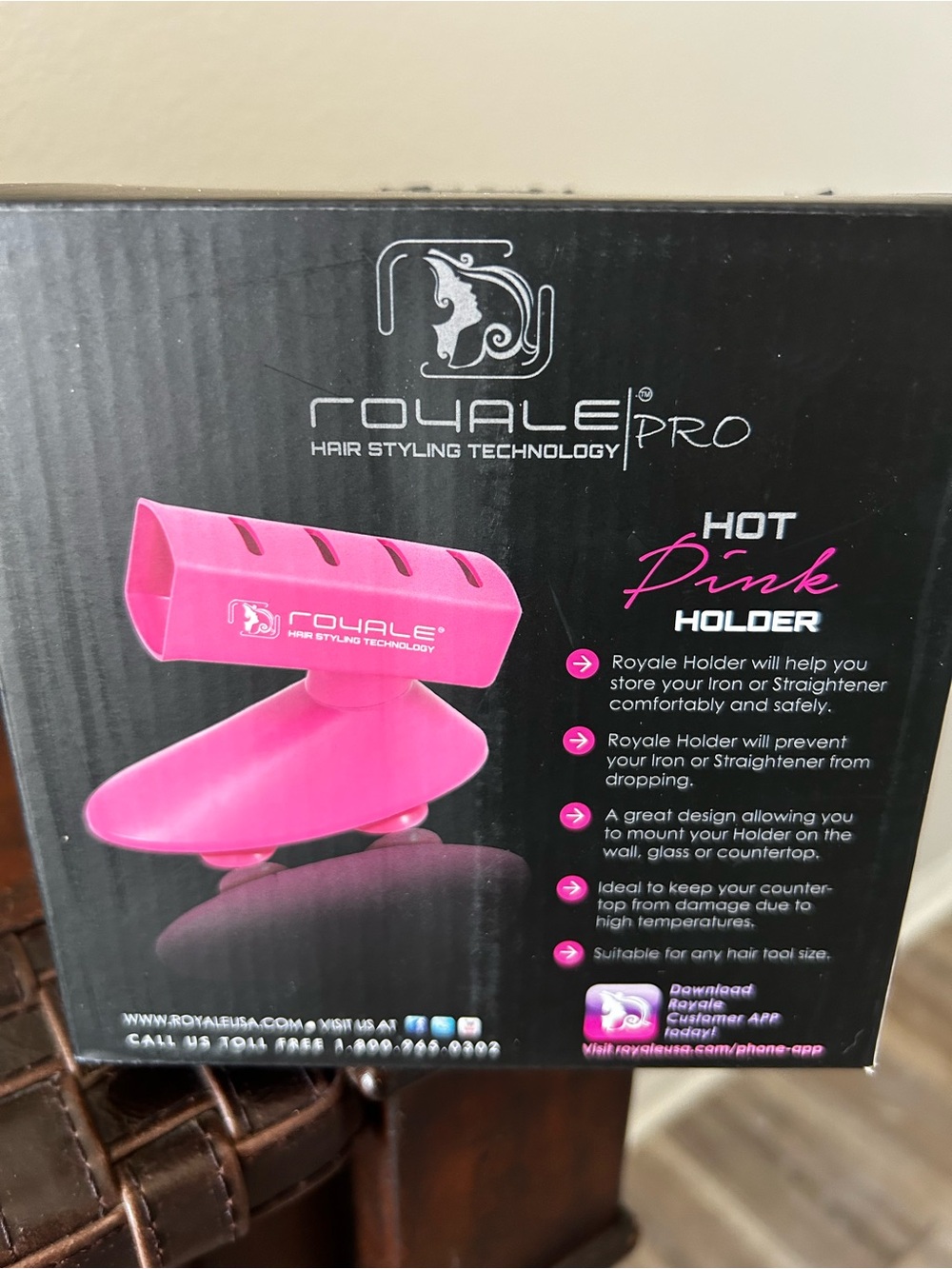 Hot Pink Holder - Hair Tool Stand